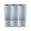 SH-7641 Bathroom Plastic Chromed Body Wash Wall Mounted Soap Dispenser