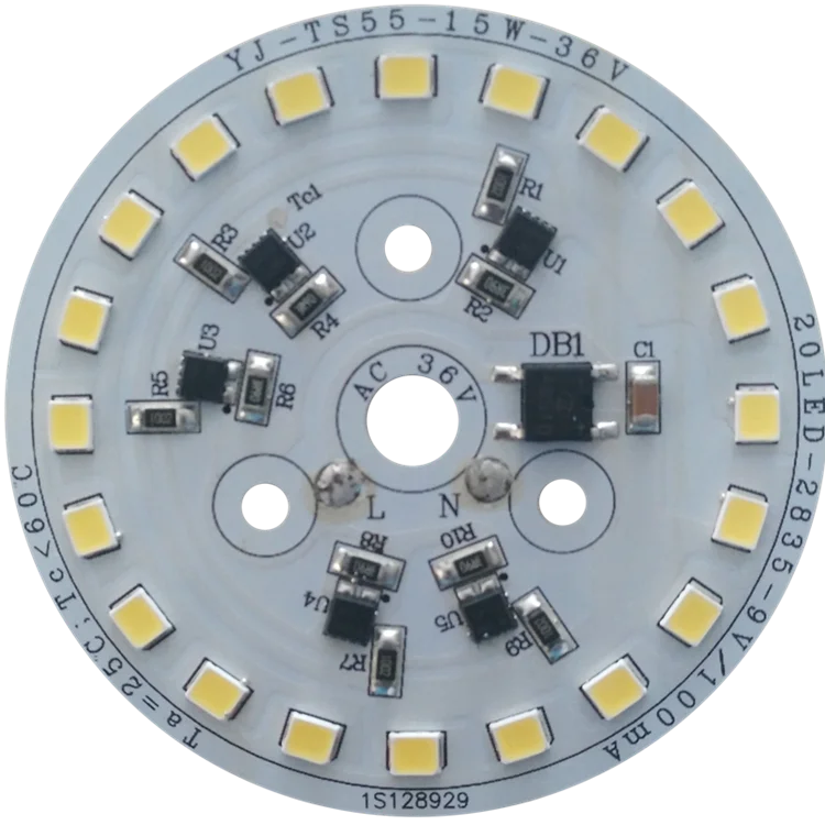 CE LVD FCC PSE C-Tick approved 15W Low Voltage AC 36V /24V /12V AC driverless dob led pcb Module for Bulb light and Downlight