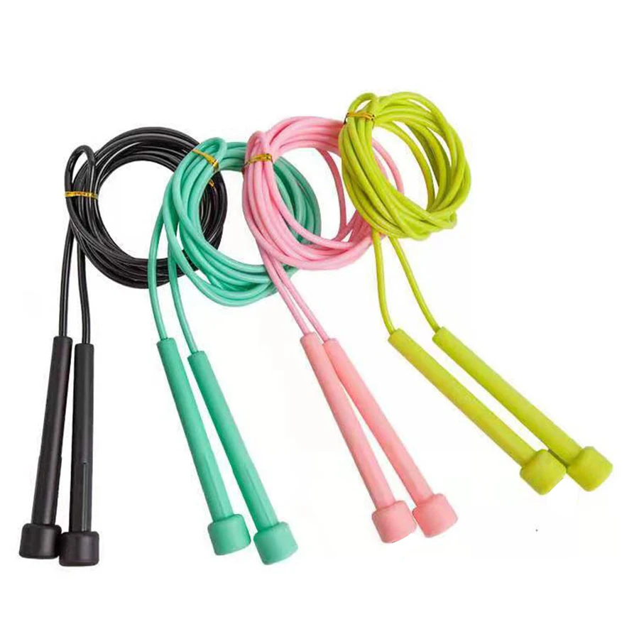 

Factory custom logo cheap high quality durable unisex jump rope lightweight kids pvc skipping rope, Customized