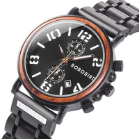 

2019 BOBO BIRD new design watch wood wristwatch with Timepieces Chronograph wood watches men luxury