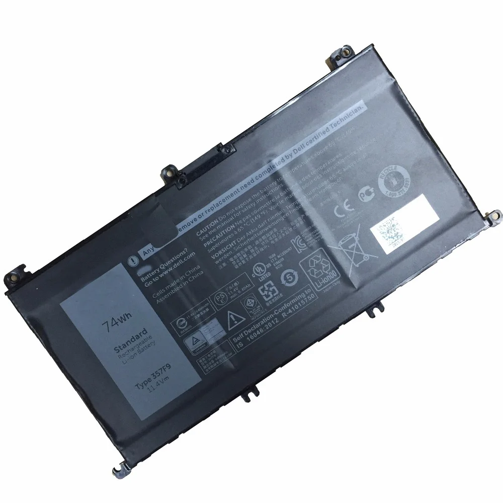 

11.4V 74wh New 357F9 Laptop Battery For Dell Inspiron15 7559 7000 INS15PD-1548B INS15PD-1748B INS15PD-1848B INS15PD-2548R