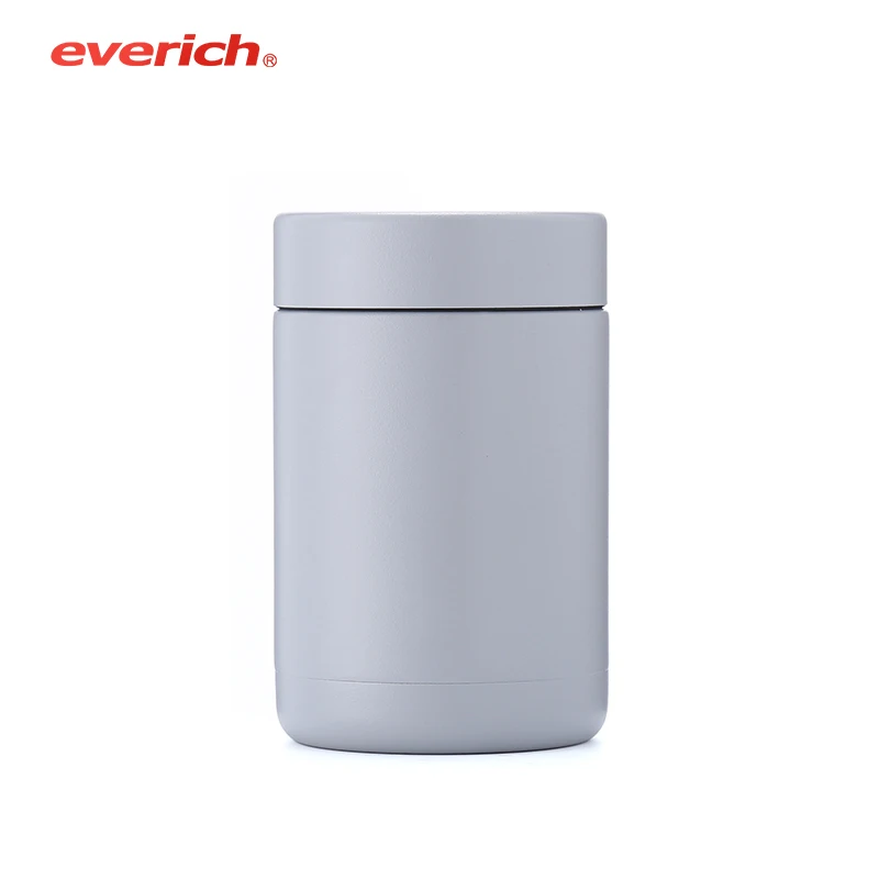 

Everich Free Sample hot-selling 12oz Double Wall Slim Stainless Steel Can Coolers for Beer or Cola, Customized color