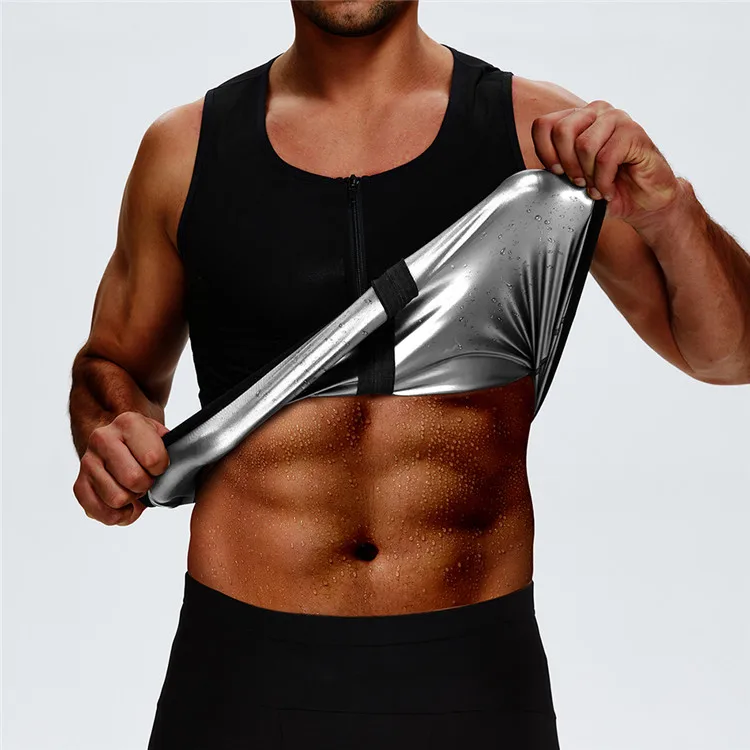 

New Arrival Men Slimming Body Shaper High Compression Fat Burning Sweat Vest