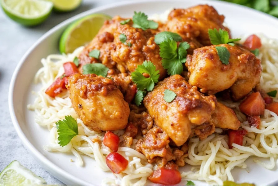 Chicken being marinated in a bowl