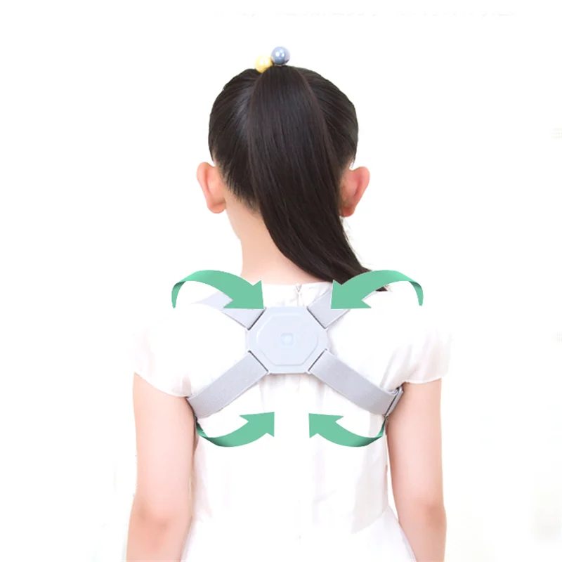 

Factory OEM Wholesale Electric Interlligent Induction Type Corrector Kids and Adult Back Posture Corrector Belt, White