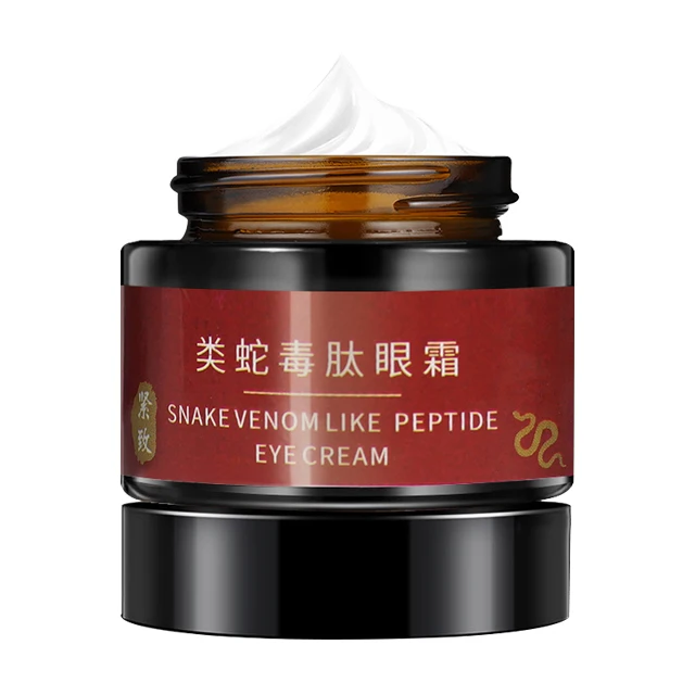 

OEM ODM Snake Venom Peptide Eye Cream Lifting Tightening Plastic Anti-wrinkle Eye Bag Eye Wrinkles Dark Circles Grease Particles