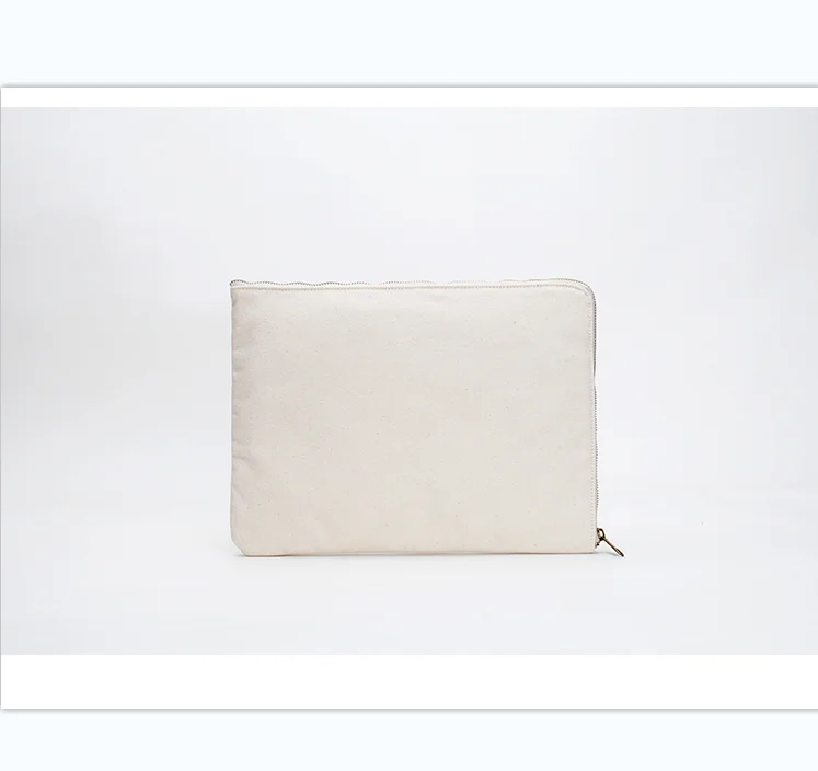 

Wholesale blank plain cotton makeup bag with zipper mini cosmetic pouch, Optional,any color for you need!