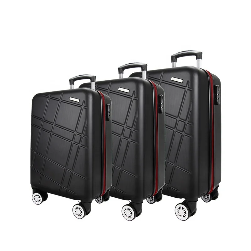 

Hot Sale Travel Luggage Bags Factory Price Luggage Abs Hard Case Luggage, Black