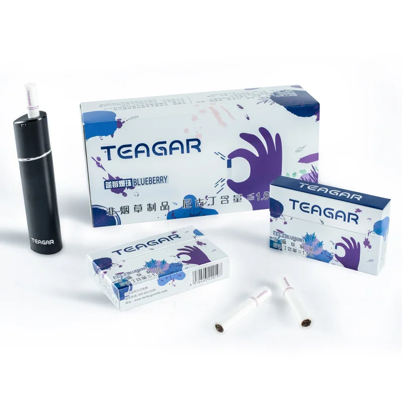 

New trending product blueberry sticks TEAGAR Heabal tea herbal sticks free nicotine heeting HerbalTech Heabal for heeting device