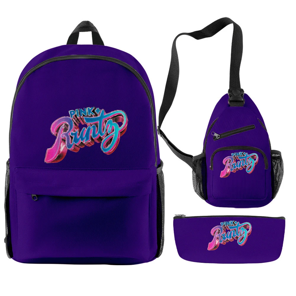 

New Arrival 3 in1 Backpack Bag Set 3Pcs Cartoon Character Runtz Laptop Book Backpack Set For Men Women