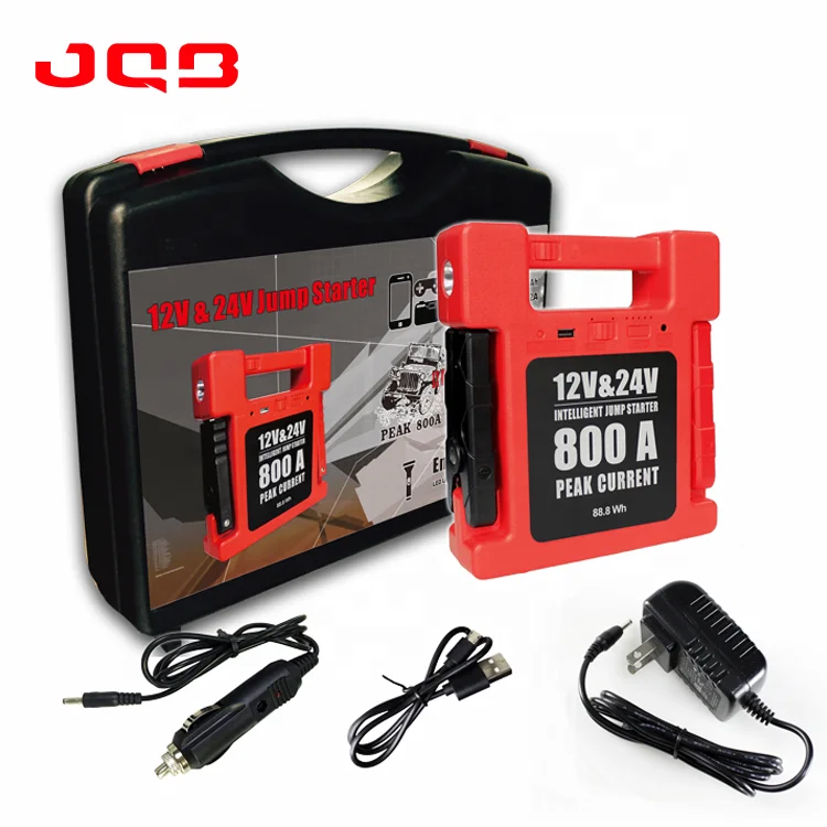 Powerful 24v Truck Jump Starter Emergency Power Bank Battery 24000mah Car Booster Vehicle Jumper