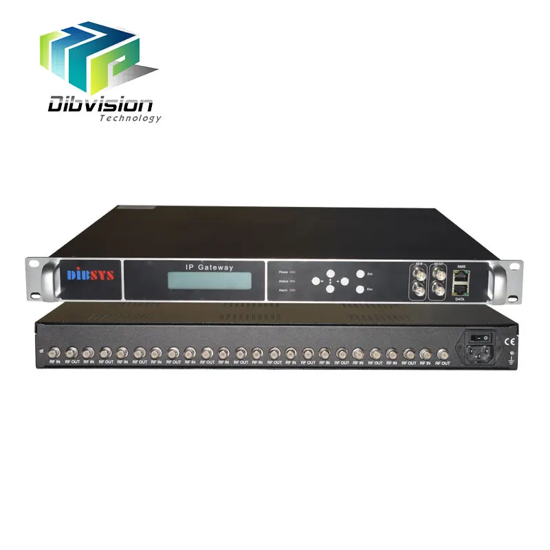 

(Q112) 12 DVB-S2 RF Satellite Channels To IP ASI Gateway Receiver