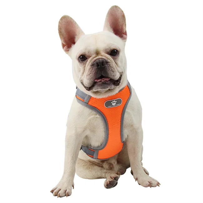 

Best Selling Durable Using Dog Harness Oxford fabric+SBR Neoprene Pet Harness Set Dog Harness, Orange, light blue, dark blue