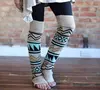 Bohemian Leg Warmers for Women Fashion Gaiters Boot Cuffs winter Thigh High Knitted Wool Warm socks boots leg wraps thigh bands