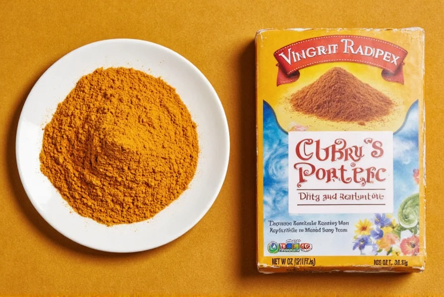 Bowl of curry powder mix