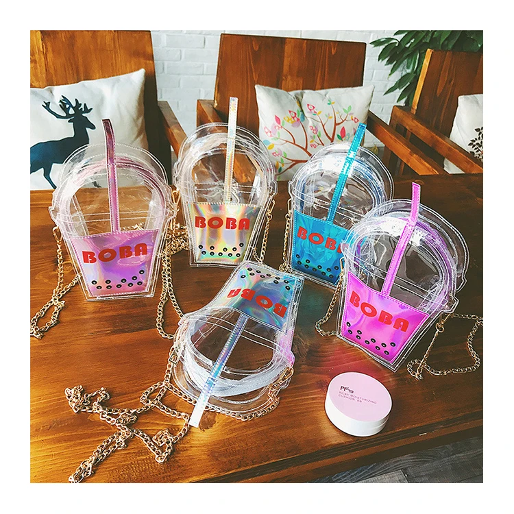 

Fashion Women Transparent Clear PVC Purse Crossbody Shoulder jelly purse handbags