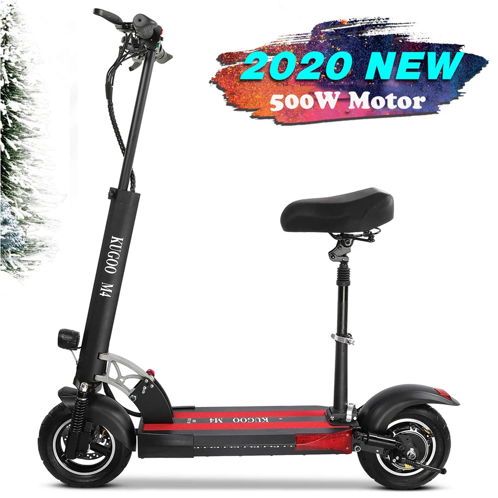 

10 Inch Fat Tire Fashion High Speed 500W Big Lithium Battery Electric Folding Scooter