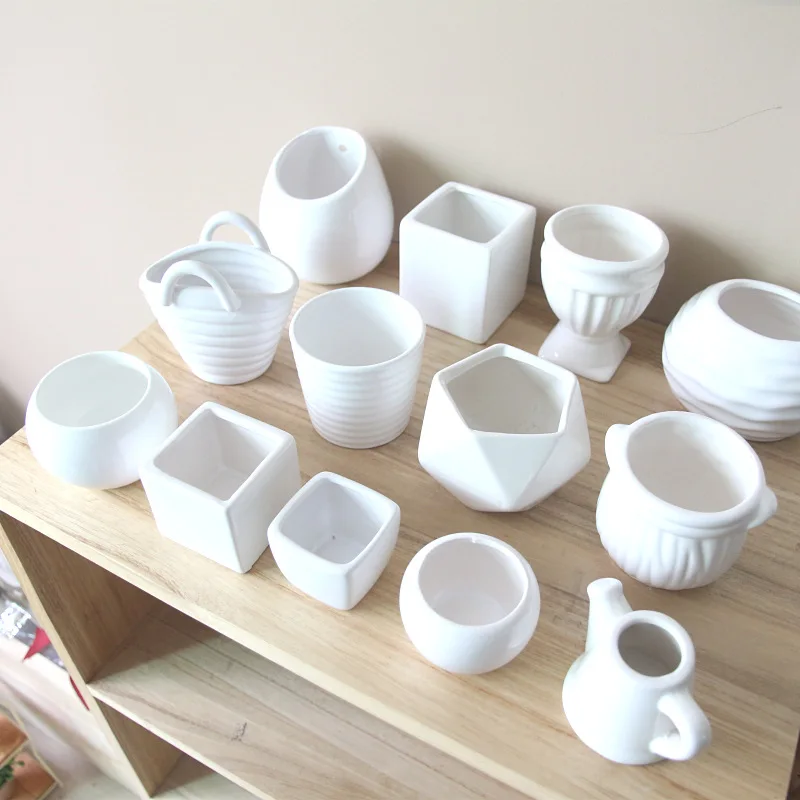 
Wholesale cheap ceramic flowerpot household decoration flower vase high grade glazed ceramic flowerpot artificial flower bonsai 