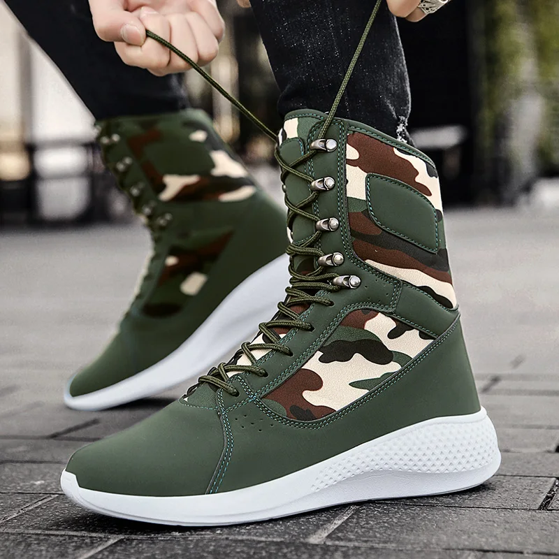 

2027 plus size casual shoes men's winter boots