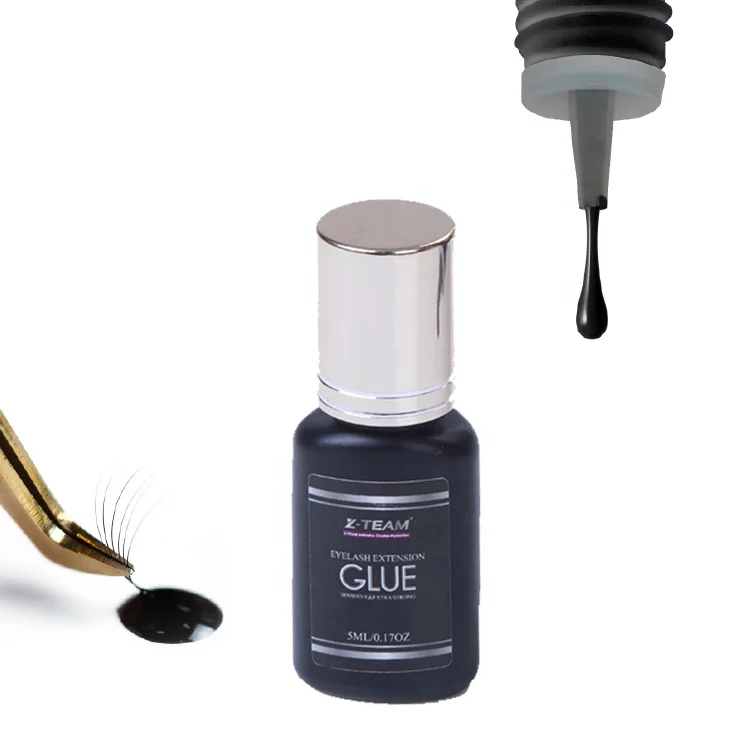 

Quick Drying Lash Glue Super Sticky Lasting Eyelash Extension Glue Mink Eyelashes Glue For Grafting Lash, Black eyelash glue