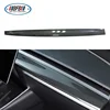 Center Console Dashboard Decoration Panel Trim Dry Carbon Fiber For Tesla Model 3