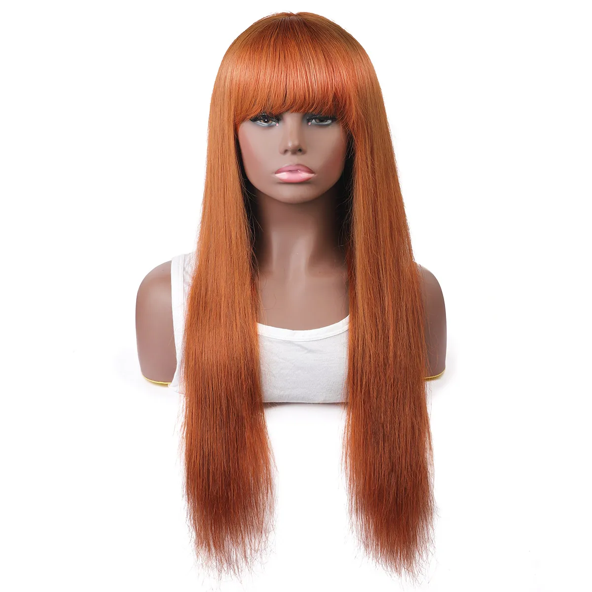 

Gingerj# Wig Straight Unprocessed Natural Beautiful Long Straight 3 Color Ombre Human Hair Wig Wig Wholesale Human Hair Vendors, Pic showed