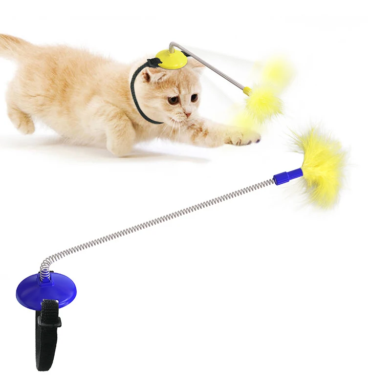 

Cat Teaser Wand Automatic Feather Toy Cat Teaser Wand Automatic