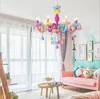 JYL-SJ056 Fantasy children girl light fixtures beauty fairy lights bedroom multiple color imported chandelier