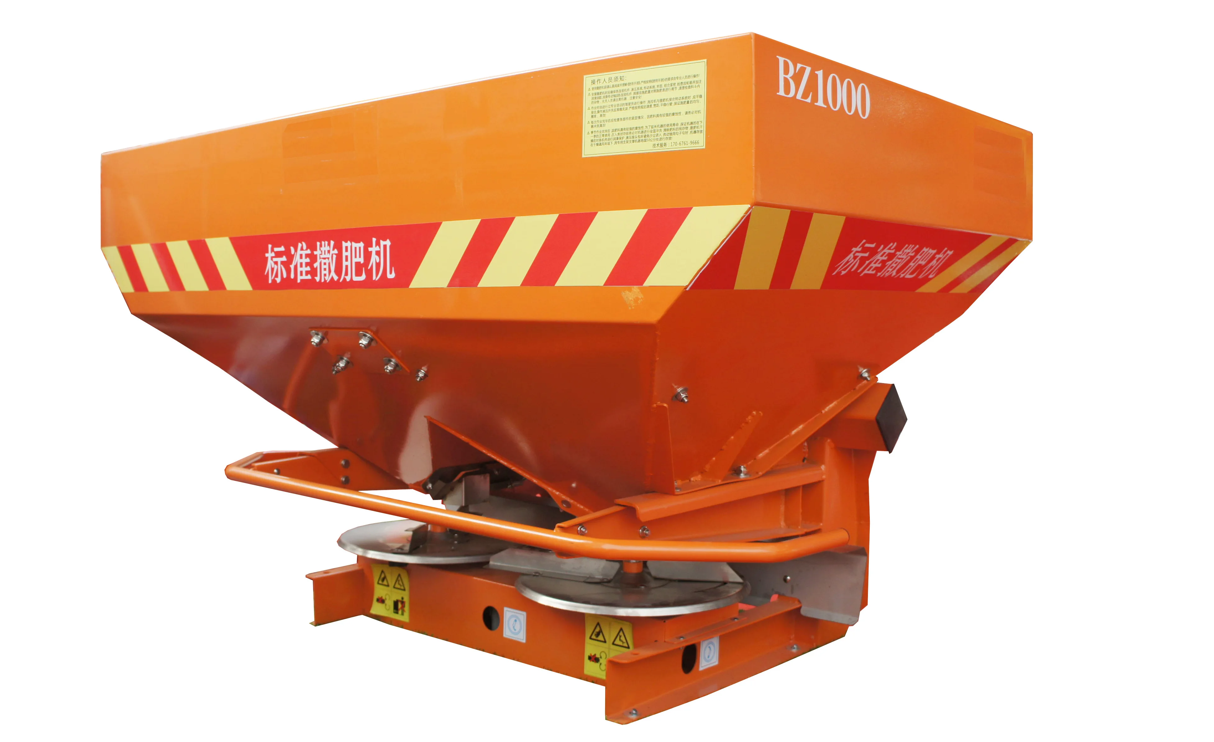 Agricultural Tractor Mounted Hydraulic Motor Drive Fertilizer Spreader