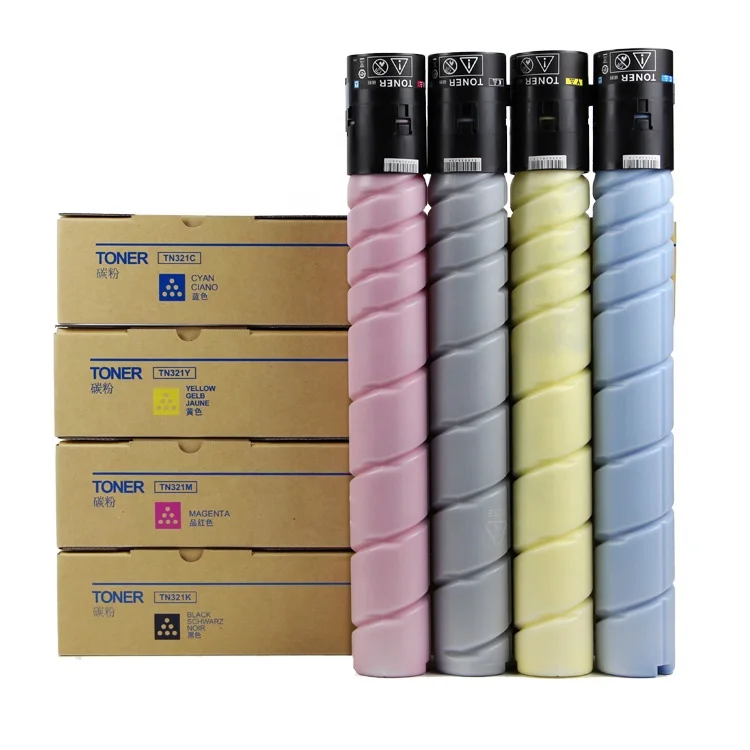 Cartuchos Caja De Polvo De Carbono De Color De Fotocopiadora Compatible Tn321 Para Konka Menec C224 284 364 7822 Alta Calida