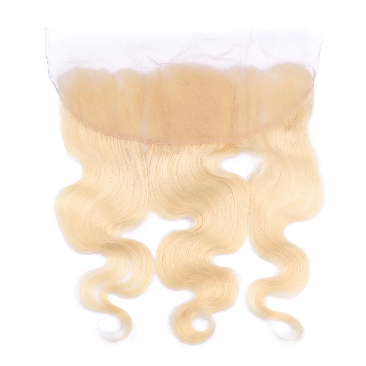 Derun Top Quality Pre Plucked Virgin Hair 613 Blond Color Swiss Lace Hd