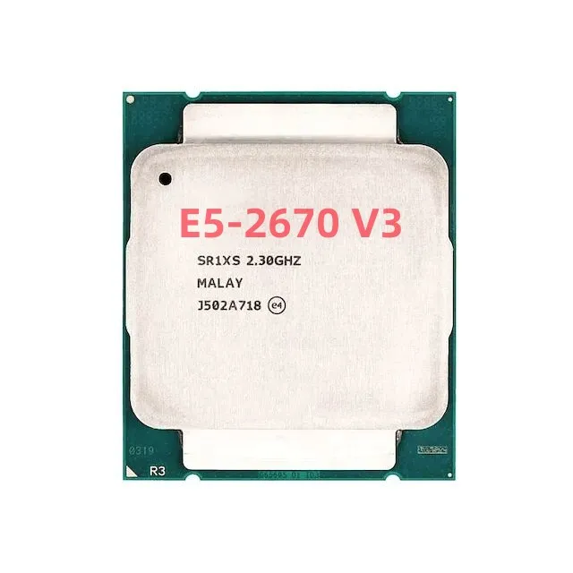 

Xeon E5-2670 V3 E5 2670V3 2.3 GHz 12Core 24-Thread 30M 120W LGA 2011-3 CPU Processor E5 2670 V3