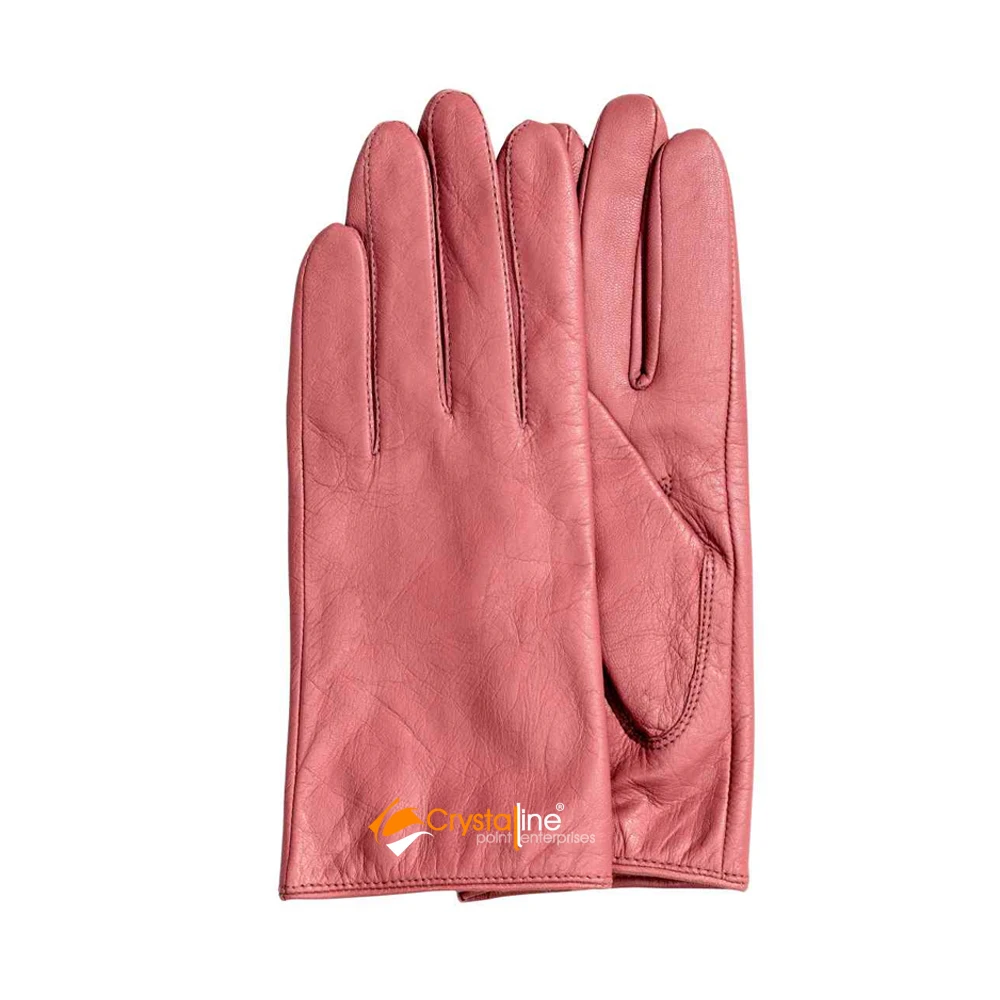 
New Design Cheap Price Women Fashion Wear Soft Leather Winter Dressing Gloves 