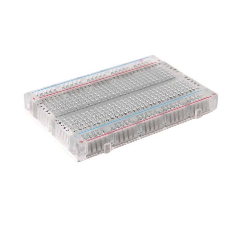 

400 Points Breadboard Solderless Bread board (Transparent)