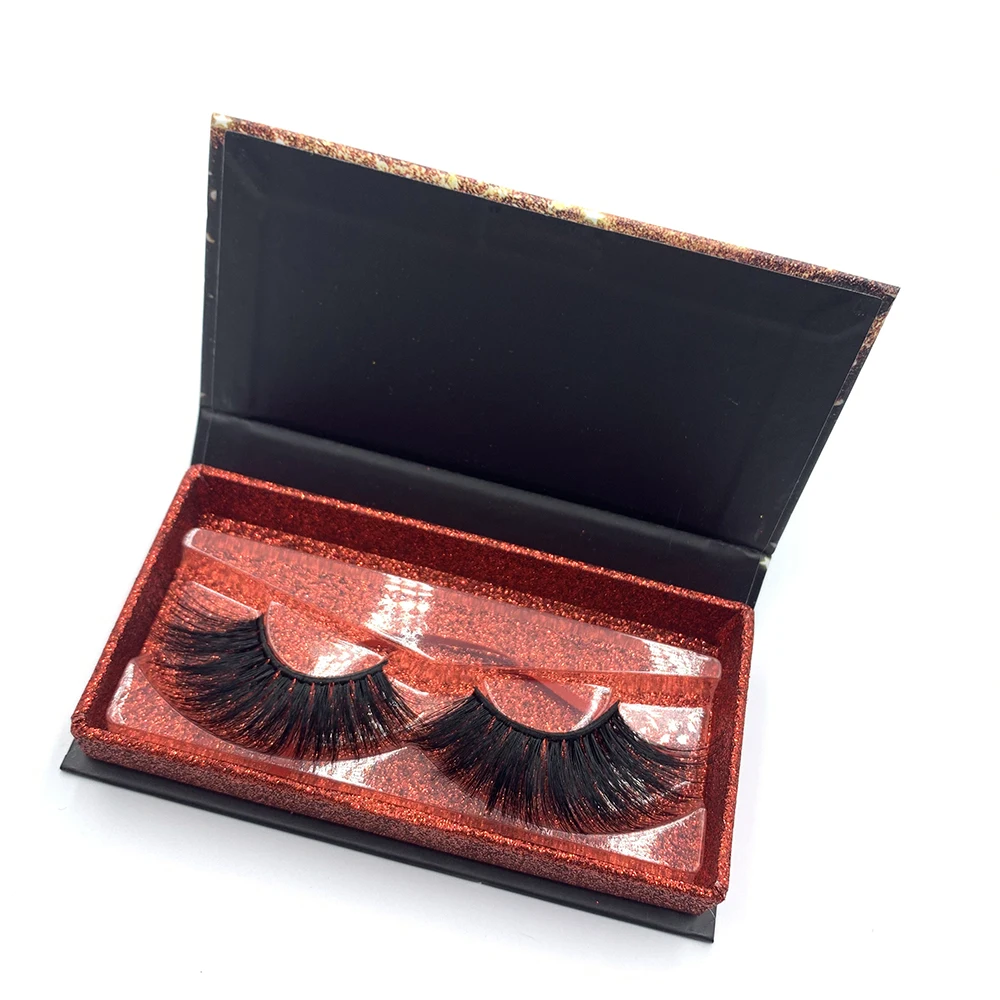 

3d full faux mink eyelashes Natural Black 3D Artificial lahses Makeup