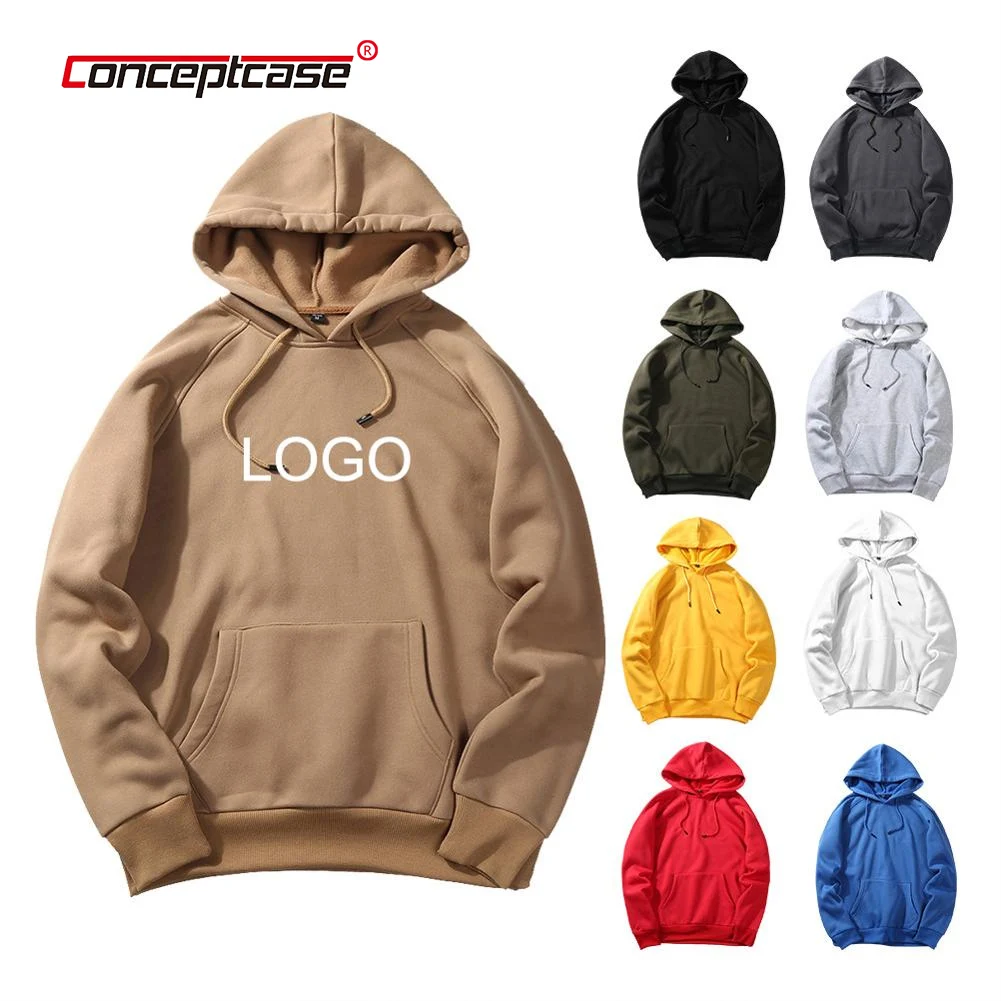 

New Mens Clothing Hip Hop Comfy Hoodie Custom Embroidery Pullover Plain White Hoodie Unisex Soft Winter Men'S Hoodies Sweatshirt