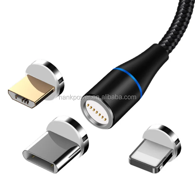 Free Shipping Mobile USB Data Cable 3A Strong Magnetic Fast Charging Data Sync Cable For IOS/Android/USB C - ANKUX.COM
