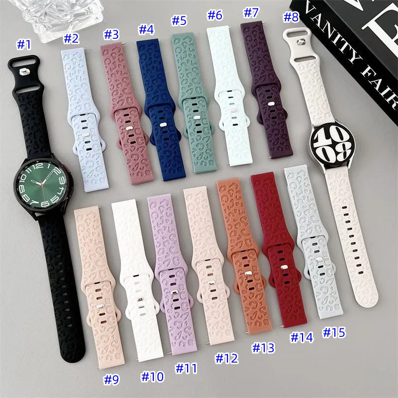 

Sport Loop Silicone Smartwatch Strap engraved watch band d For Samsung Galaxy Watch 6 5 Correa