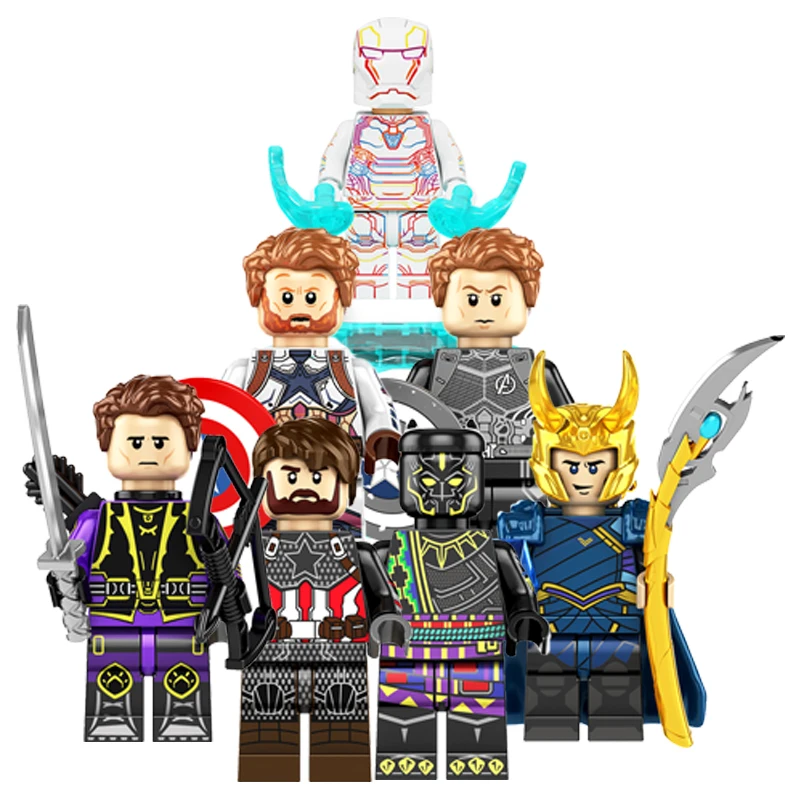 

CY1008 Super Heroes Movie Series Bricks Loki Hawkeye Mini Plastic Building Blocks Figures Kid toys