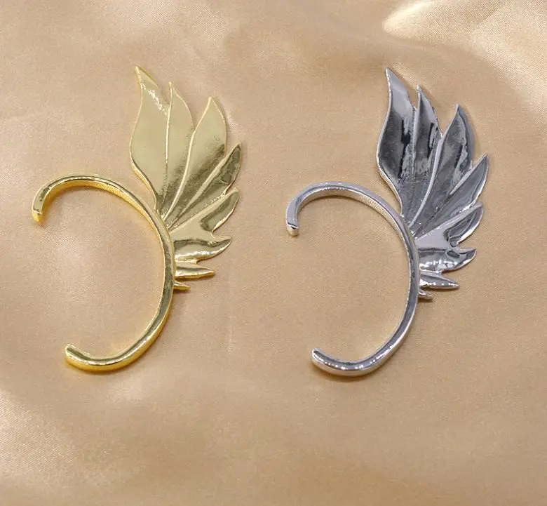 

Punk Style Fairy Chain Ear Cuff Wings Earrings Clip For Man Woman Jewelry Gift
