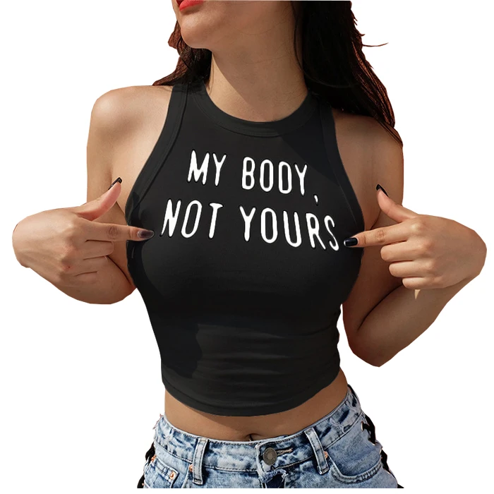 

Custom Casual Yoga Gym Sports Tank Tops Letter Print Sleeveless Fitness Women's Tank Tops