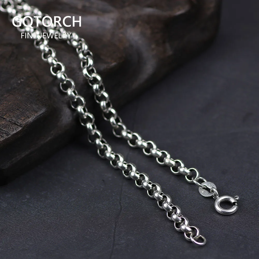 

Round Shape Beaded Fashionable 925 Sterling Silver Chain Necklaces 2020 For Women And Men