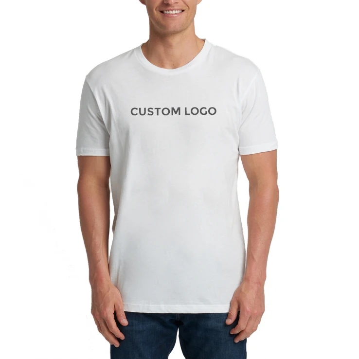 

210GSM High Quality 100% Cotton Tshirt Casual Wear Solid Color Custom Logo Printing Blank T Shirt For Men