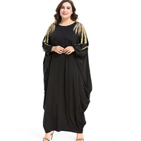 

new designs plus size kaftan women burkha muslim umbrella abayas dresses islamic ethnic clothing batwing abaya