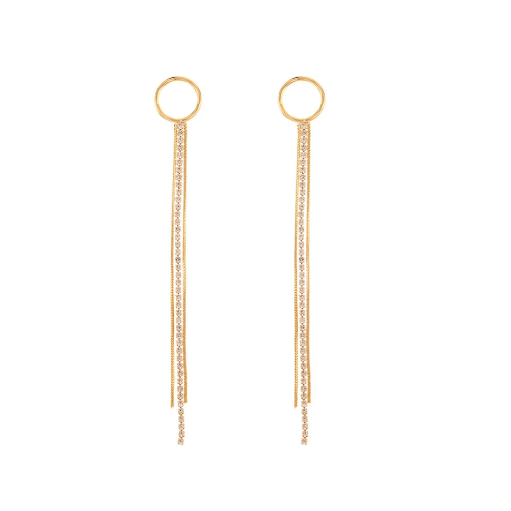 

Jewelry Accessories Cordial Design 20Pcs 13*100MM Jewelry Accessories DIY Connectors Jewelry Making Genuine Gold Plating Hand
