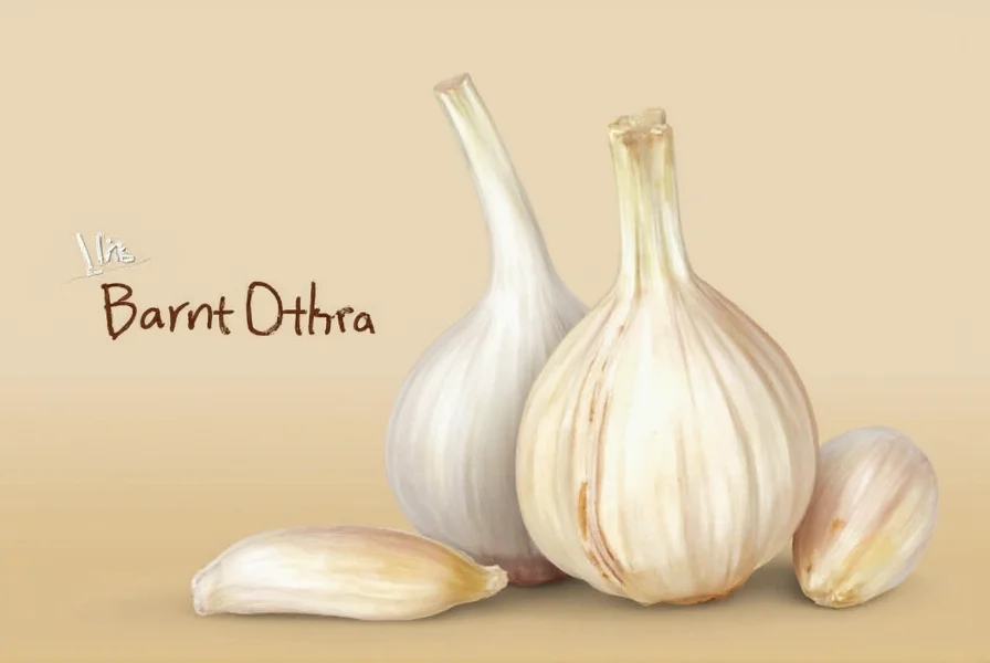 Chef measuring minced garlic into teaspoon