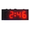 Popular large outdoor digital clock led numeric display and led time and temperature signs from Shenzhen factory
