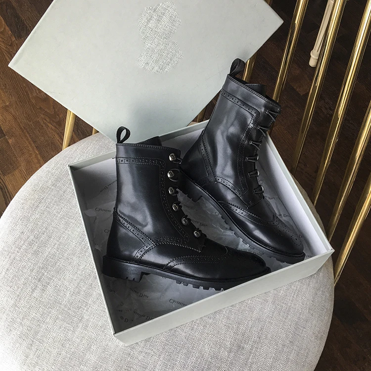 brogue motorcycle boots