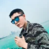 2019 new polarized sunglasses male 4440 fashion one-piece lens sunglasses tide meter nail trend square glasses