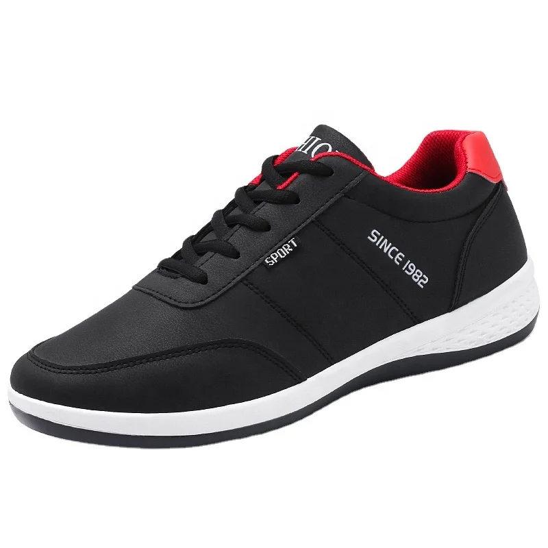 

Height Increasing mans casual leather outdoor shoes for wholesale, Navy blue, black, white